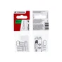Pince galvanisé pour sandow diamètre 5/6mm, STANDERS x8