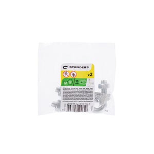 Serre-câble étrier acier zingué pour câble 10mm, STANDERS