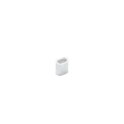 Manchon ovale aluminium pour câble diamètre 2mm x8