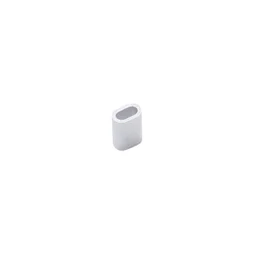 Manchon ovale aluminium pour câble diamètre 1/1.5mm lot de 10