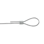 Manchon ovale aluminium pour câble diamètre 1/1.5mm lot de 10