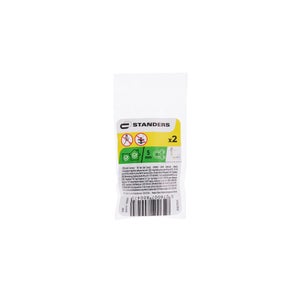 Serre-câble étrier acier zingué pour câble 5mm, STANDERS lot de 2