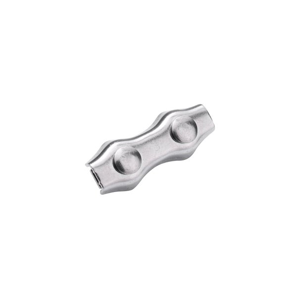 Hyber&Cara Lot De 12 Serre-Câbles Étriés Acier Inoxydable M5 Pour Câble 5mm - Clips De Fixation Robuste