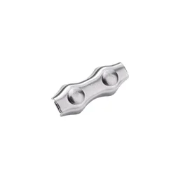 Serre-câble plat 2 Boulons inox a2 pour câble diamètre 3mm, STANDERS lot de 2