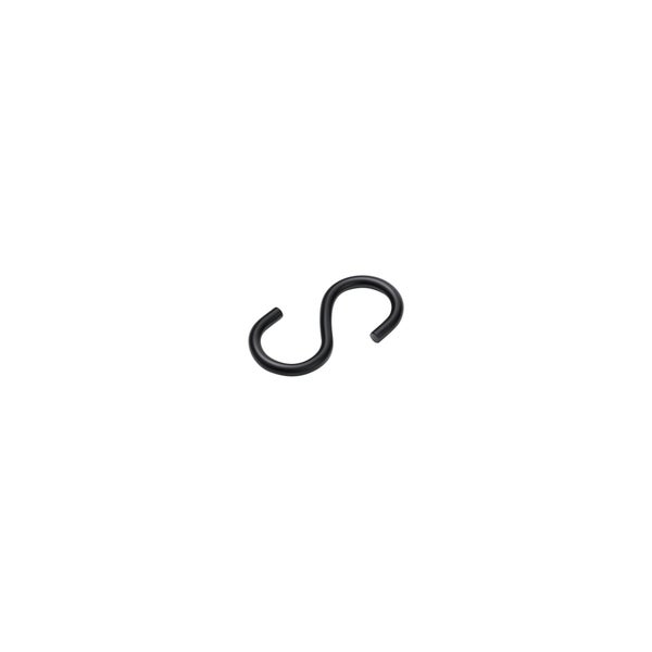 Esse égale acier zingué noir 4mm 50x2, STANDERS lot de 2