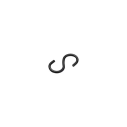 Esse égale acier zingué noir 4mm 50x2, STANDERS lot de 2