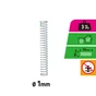 Ressort compression  acier galvanisé 3kg 1x70mm, STANDERS lot de 4