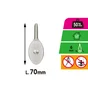 Poulie à oeil nylon pour corde diamètre 6mm
