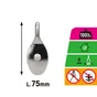 Poulie à oeil nylon pour corde diamètre 8mm
