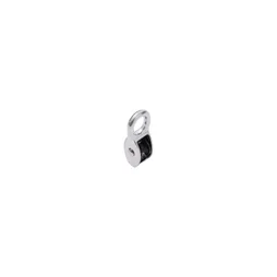 Poulie à oeil nylon pour corde diamètre 5mm lot de 2
