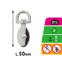 Poulie pivot pour corde 6mm lot de 2