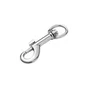 Mousqueton à pompe + touret acier nickelé 13x74 25kg, STANDERS