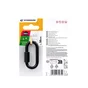 Maillon rapide acier zingué noir 6x58 200kg, STANDERS