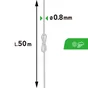 Fil nylon transparent diamètre 0.8mm longueur 50m