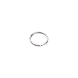 Anneau brisé acier nickelé 20mm, STANDERS lot de 4