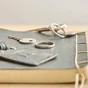 Anneau brisé acier nickelé 20mm, STANDERS lot de 4