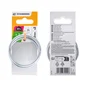 Anneau soudé acier zingué 5x50mm 35kg, STANDERS lot de 2