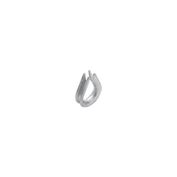 Cosse-coeur acier zingue pour câble de 3mm, STANDERS lot de 2