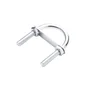 Bride de fixation ronde acier zingué pour tube 50mm, STANDERS
