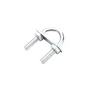 Bride de fixation ronde acier zingué pour tube 30mm, STANDERS