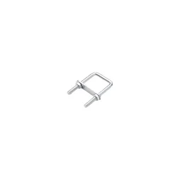 Bride de fixation carrée acier zingué pour tube 30mm, STANDERS