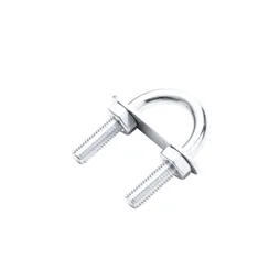 Bride de fixation ronde acier zingué pour tube 25mm, STANDERS