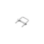Bride de fixation carrée acier zingué pour tube 40mm, STANDERS