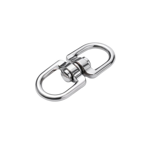 Touret double oeil zamak nickelé 60kg 5.5x18.5mm, STANDERS