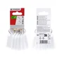 Porte etiquette blanc lot de 6 + anneaux, STANDERS