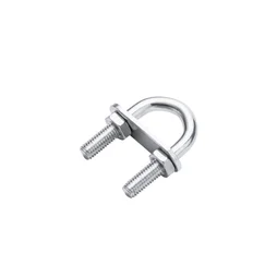 Bride de fixation ronde acier zingué pour tube 15mm, STANDERS