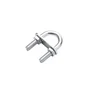 Bride de fixation ronde acier zingué pour tube 15mm, STANDERS