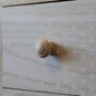Bouton De Meuble Régence Hêtre Bois H.30 X L.30 X P.25 Mm