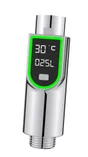Compteur d'eau pour douche EKOGEST, chromé, EDOUARD ROUSSEAU