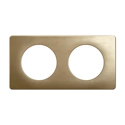 Plaque  2p celiane bronze