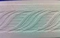 Galon, Vinyle Expansé Adhésive Vague, L.3.5 Cm X L.10 M, Blanc