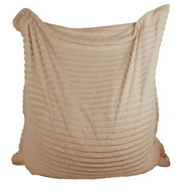 Maxi coussin velours 110 x 130 cm camel