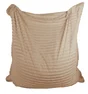 Maxi coussin velours 110 x 130 cm camel