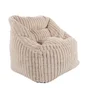 Fauteuil effet velours, Marco camel L.70 x l.60 cm