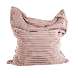 Maxi coussin velours 110 x 130 cm rose