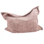 Maxi coussin velours 110 x 130 cm rose