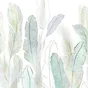 Papier peint panoramique Scarlet vert céladon l.159 x H.280 cm