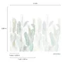 Papier peint panoramique Scarlet vert céladon l.159 x H.280 cm