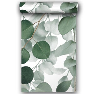 Papier peint panoramique Eucalyptus icarus vert l.159 x H.280 cm