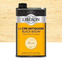 Cire Liquide Meuble Et Objets Antiquaire Black Bison® Liberon, Chêne Clair 0.5 L