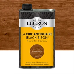 Cire Liquide Meuble Et Objets Antiquaire Black Bison® Liberon, Chêne Foncé 0.5 L