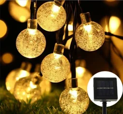 Guirlande solaire L.7 m, blanc chaud, Griselda NEWGARDEN