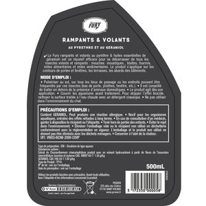 Antirampants et volants pulvérisateur FURY, 500 ml