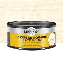 Cire En Pâte Meuble Et Objets Antiquaire Black Bison® Liberon, Incolore 0.5 L
