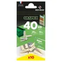 Lot de 10 chevilles grapex G6VPSA10 P RED HEAD, Ø6 x L.25 mm