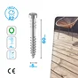 Vis terrasse inox A2 torx 5x60 STANDERS boite 200 pieces